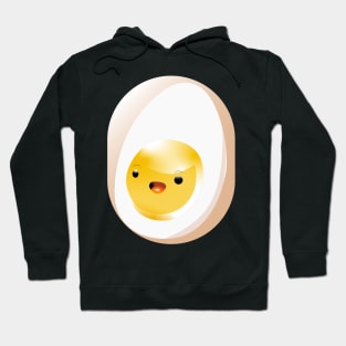 Happy boiled egg face Hoodie